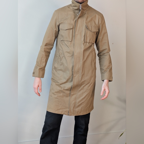 Han Kjobenhavn Double Zipper High Neck Canvas Trench Coat l SS 17 Collection - Picture 5 of 14